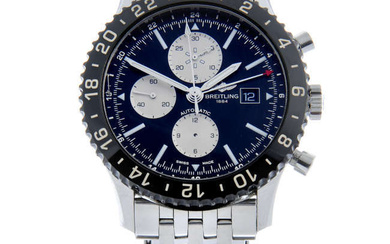 Breitling - a Chronoliner chronograph wrist watch, 47mm.