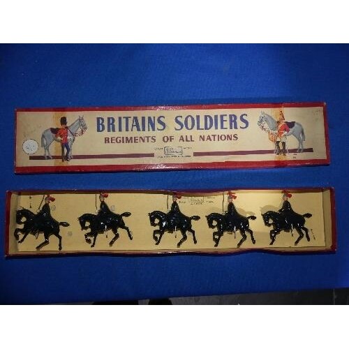 Britains Soldiers, set 1343, The Royal Horse Guards - winter...