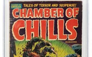 CHAMBER OF CHILLS #24 * CGC 2.5 * Grave's End