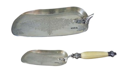 COOPER BROTHERS STERLING SILVER CRUMBER SHEFFIELD C1875 Cooper Brothers Sterling Silver Crumber