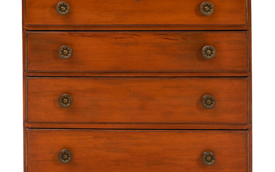 COUNTRY PINE CHEST OF DRAWERS