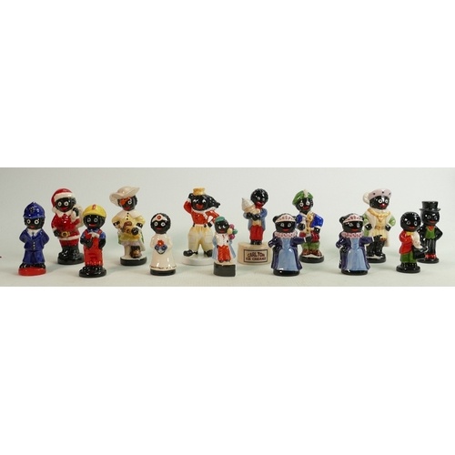 Carltonware trial & limited edition Golly figures: 14 indivi...