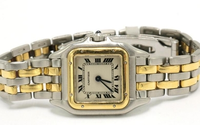 Cartier "Panthere" 18Kt & Stainless Watch