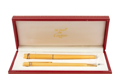 Cartier Trilogy collection fountain pen and mechanical pencil