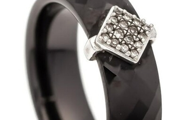 Ceramic diamond ring WG 5