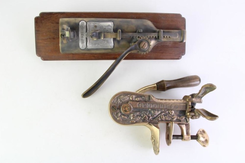 Chateau La Rose Mounted Wine Bottle Opener Together with Another
