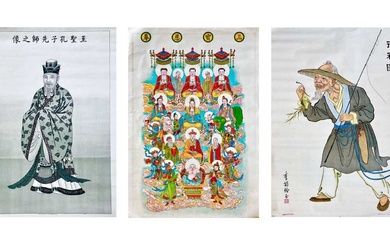 China interest. Three early 20th century colour lithograph posters