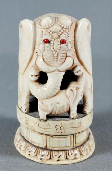 Chinese Elephant Carving