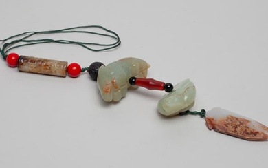 Chinese Jade & Agate Toggles