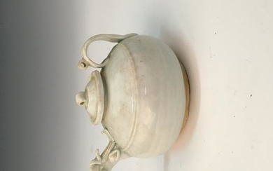 Chinese White Glazed Teapot
