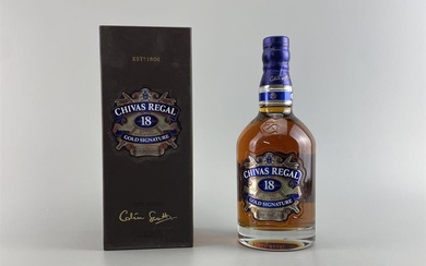 Chivas Regal ''Gold Signature'' 18YO Blended Scotch Whisky - 40%...