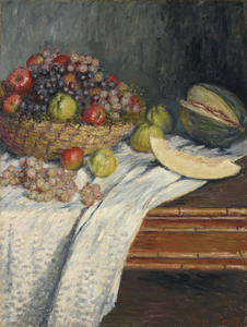 Claude Monet (1840-1926), Nature morte au melon d'Espagne