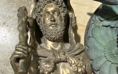 Commodus as Hercules bronze sculpture