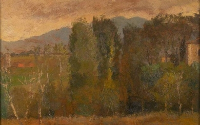 DOMENICO COLAO - Sunset on the Alban Hills, 1935