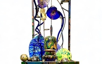 Dale Chihuly and Italo Scanga Mixed Media Glass Construction Collaboration