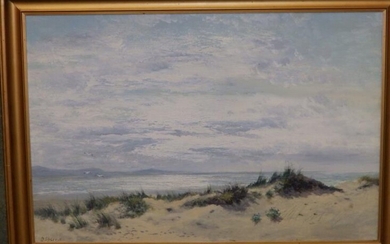 Daniel Sherrin (1869-1940) - oil on canvas - Beach...