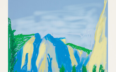 David Hockney, Untitled No. 2, from The Yosemite Suite
