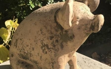 Decorative American Country Pig Garden Statue