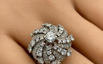 Diamond And White Gold Cocktail Ring