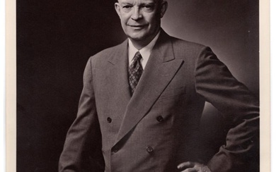 Double Signed Photograph of President Dwight D. Eisenhower