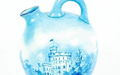 Doulton Burslem Ceramic Flask, Windsor Castle