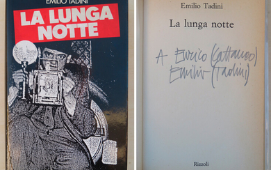 EMILIO TADINI (CON AUTOGRAFO) – La lunga notte, romanzo, ed. Rizzoli, 1987