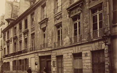 EUGÈNE ATGET (1857-1927) Hôtel du Commandant de la Garde de Paris, 40 Rue...