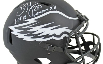Eagles Brian Dawkins "2x Insc" Signed Eclipse Full Size Speed Proline Helmet JSA