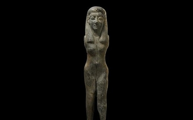 Egyptian Wooden Striding Figure