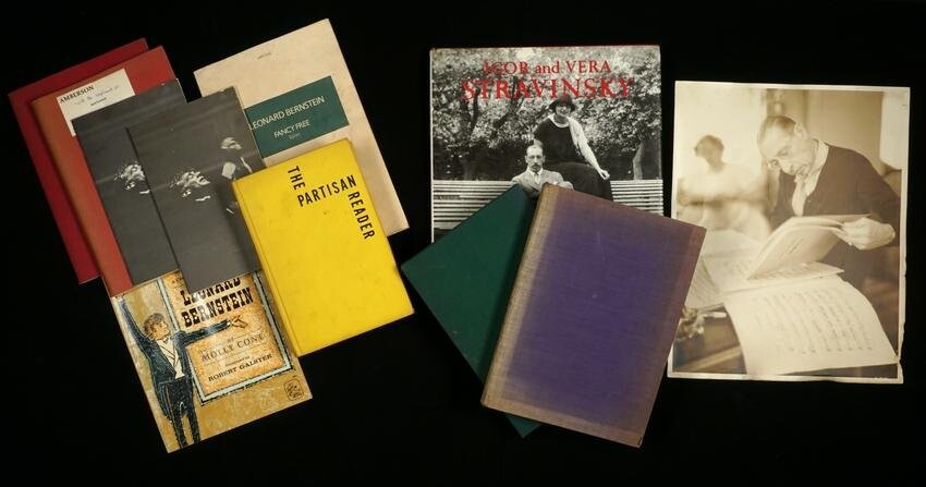 Eight Leonard Bernstein and Igor Stravinsky Books