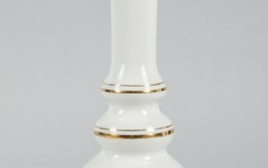 Enameled Meissen Gold Porcelain Vase