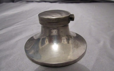 English sterling silver inkwell