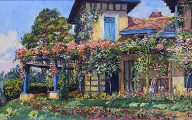 FLOUTIER Louis (1882-1936) "Villa Iduskian à Saint Jean...