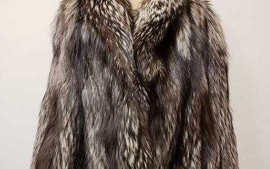 Federico Italian Fur Coat with Saga Fur Fox Fur