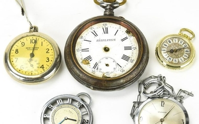 Five Antique & Vintage Pocket Watches