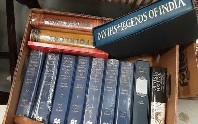 Five boxes of folio society books