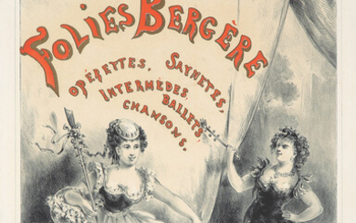 Folies Bergère / Tous Les Soirs. 1869.