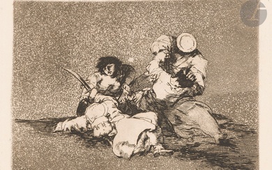 Francisco de Goya y Lucientes (1746-1828) Los Desastres de la guerra. 1810-1815. Eau-forte, aquatinte, pointe...