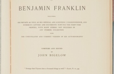 Franklin, Benjamin | One of only 600 numbered sets