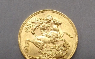 GRANDE-BRETAGNE Une pièce or George V Sovereign - 1914 Toutes les pièces d'or sont conservées...