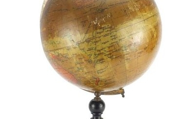 Geographia 10 inch terrestrial globe raised on an