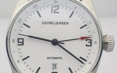 Georg Jensen - Delta Classic GMT - Ref:396 - Men