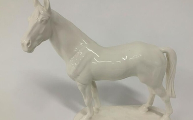 German Porcelain Horse Figurine