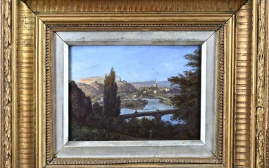 German School, River view in mountains