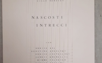 Gillo Dorfles (1910-2018), "Nascosti Intrecci"