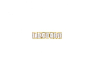 Gold and Diamond Band Ring, Chaumet, Paris