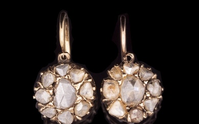 Gold & Diamonds Earrings