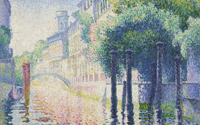 HENRI-EDMOND CROSS (1856-1910) Rio San Trovaso, Venise