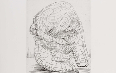 Henry Moore (1898-1986) Elephant Skull Plate VII (Cramer 120)