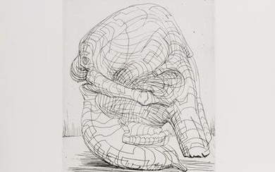 δ Henry Moore (1898-1986) Elephant Skull Plate